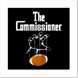 Fantasy Football Commissioner Draft Party Commish FFL Posters and Art